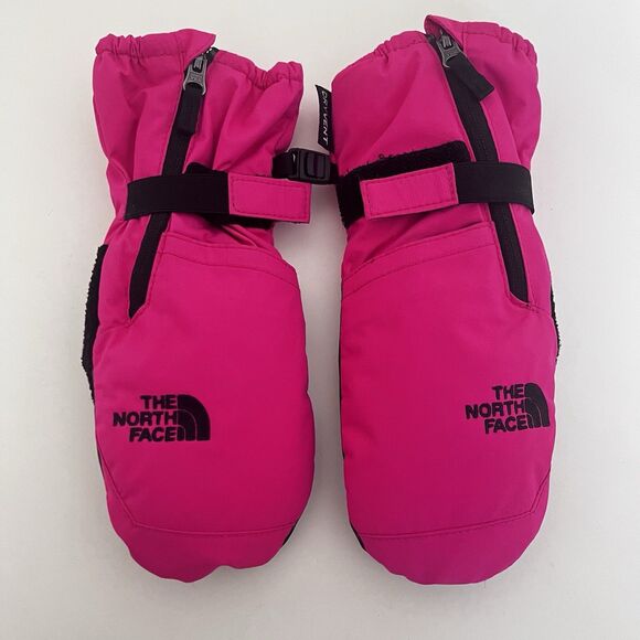 The North Face Pink Toddler Mittens Gloves Dryvent Insulated Waterproof Size L - Picture 1 of 10